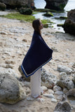 Personalised Navy Nautical Pure Cashmere Wrap