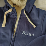 Personalised Adult Unisex Fleece Lined Zip Up Hoodie