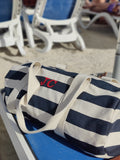 Personalised Nautical Cotton Barrel Bag