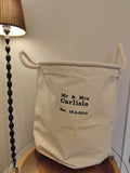 Personalised Storage Basket Rope Handles