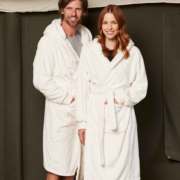 Personalised Premium Sherpa Hooded Cuffed Robe