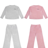 Personalised Plush Fleece Lounge Trousers