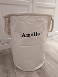 Personalised Storage Basket Rope Handles