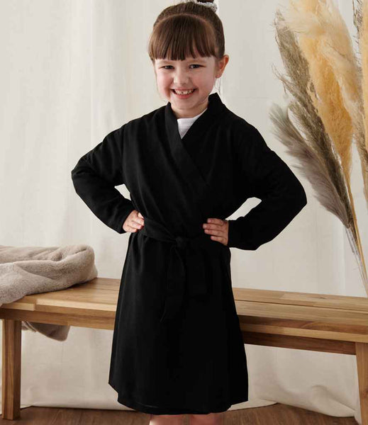 Personalised Kids Black Robe