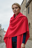 Personalised Orangey Red Pure Cashmere