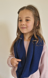 Personalised Navy Pure Cashmere Kids Snood