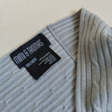 Personalised Grey Pure Cashmere Cable Knit Snood