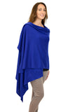 Personalised Royal Blue Pure Cashmere Wrap